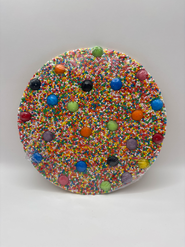 [20057] The Big White Chocolate Spreckle with Coloured Drops