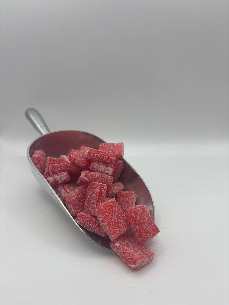 Fizzy Strawberry Bricks